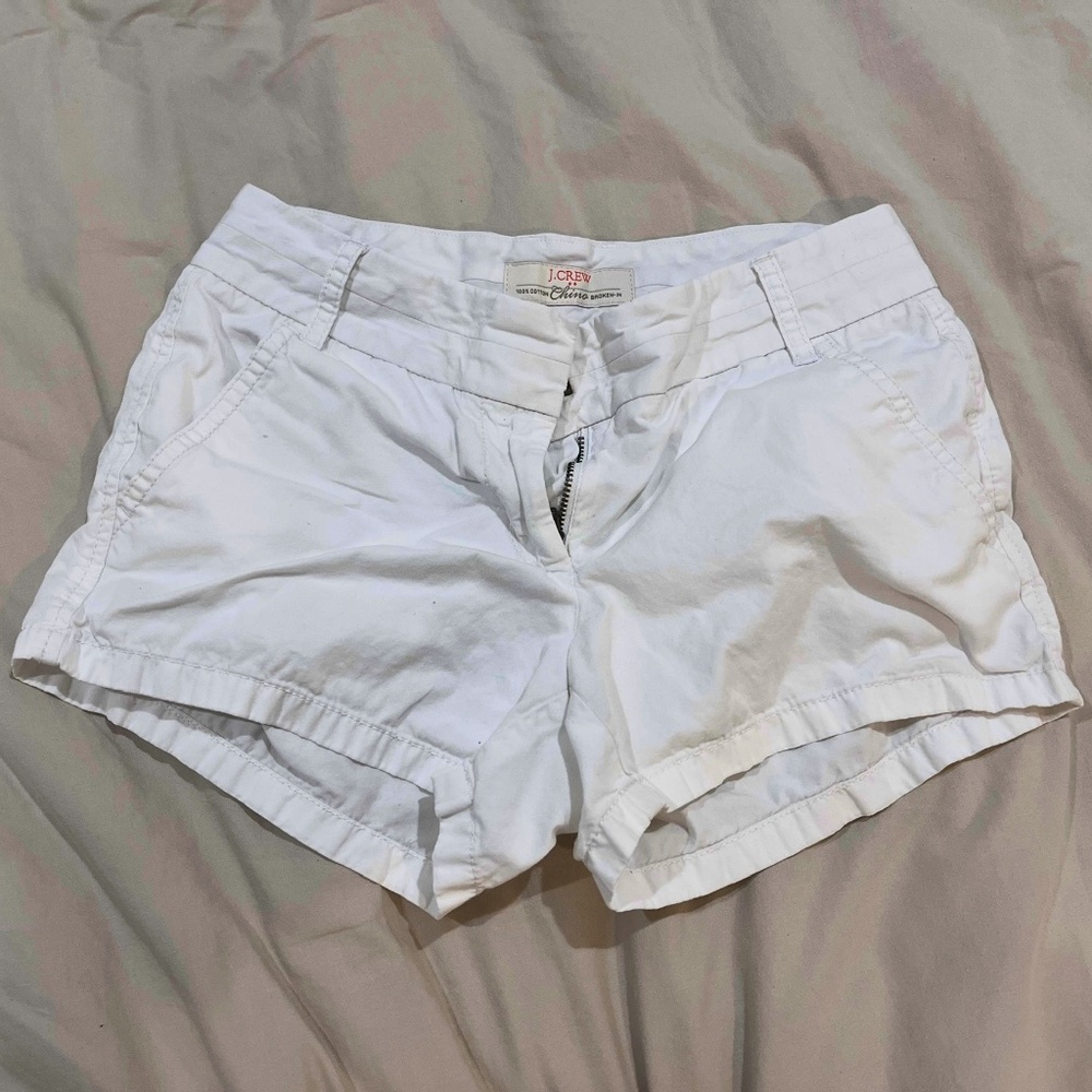 White J.Crew Shorts
